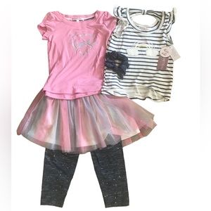 New! Nannette Kids SIX Outfits Mix & Match Set 3T